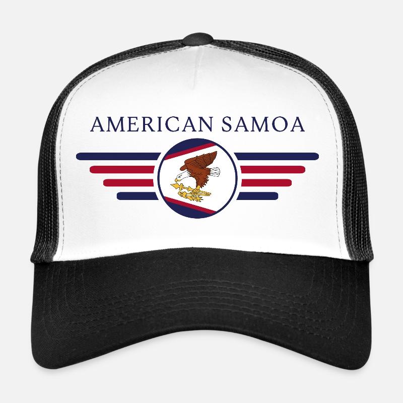 Samoa américaines, T-shirt design de style élégance Casquette trucker 