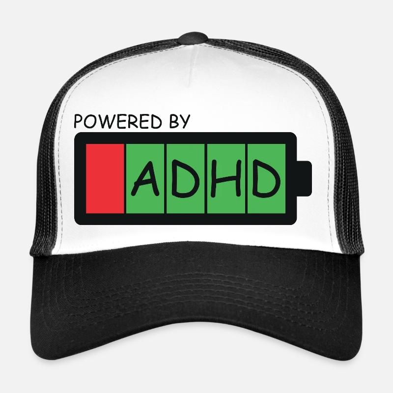 ADHS - Trucker Cap - Weiß/Schwarz