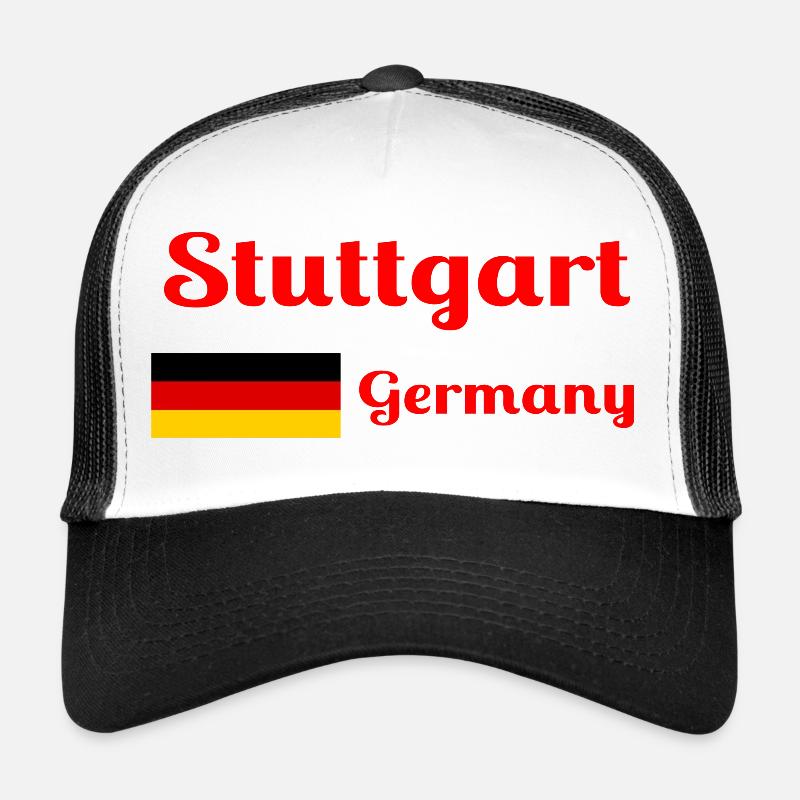 Stuttgart Deutschland - Stilvolle Drucke Trucker Cap