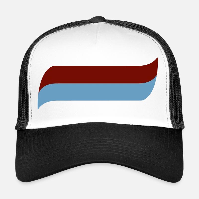 bordo mavi - Trucker Cap - white/black