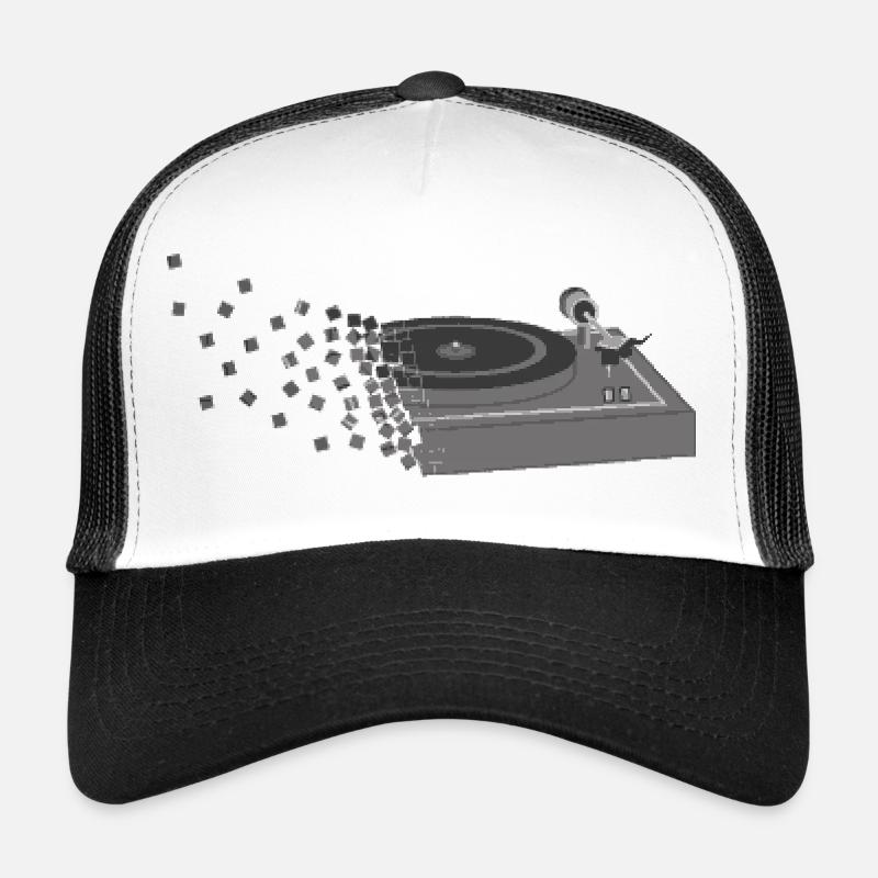 Platine vinyle Pixelart Casquette trucker 