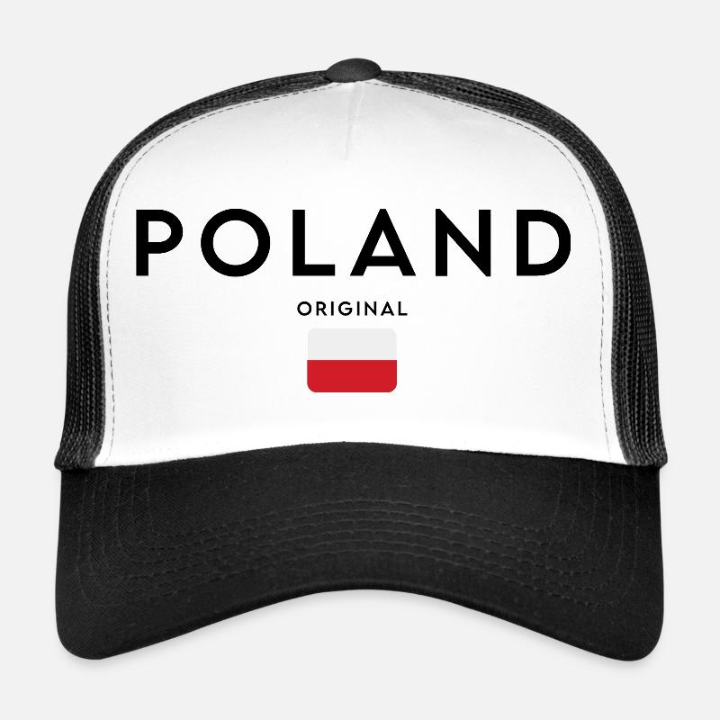 Polnischer Stolz, minimalistisches, elegantes Design Trucker Cap