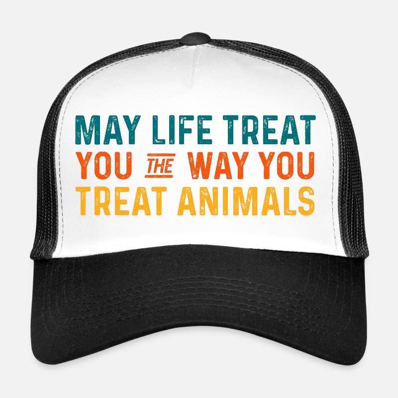 Citation Animale Optimisme Positive Casquette trucker 