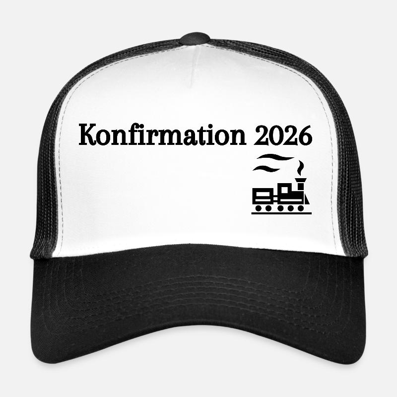 Confirmation 2026 Faith Symbol Train - Trucker Cap - white/black