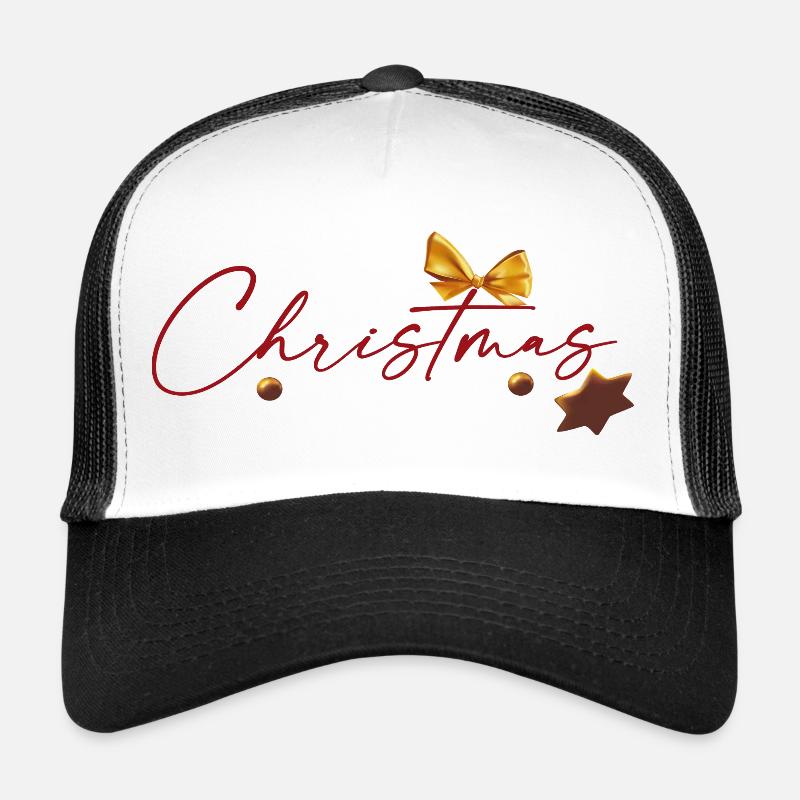Weihnachtszauber  - Trucker Cap - Weiß/Schwarz