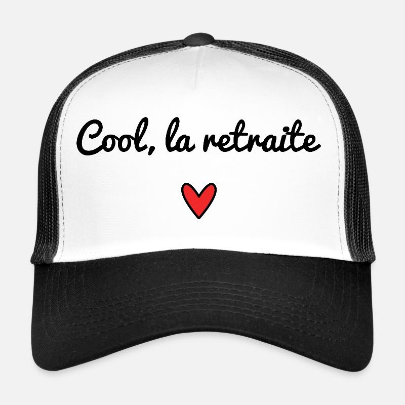 RETRAITE. RETRAITE. RETRAITEE. RETRAITE Casquette trucker 