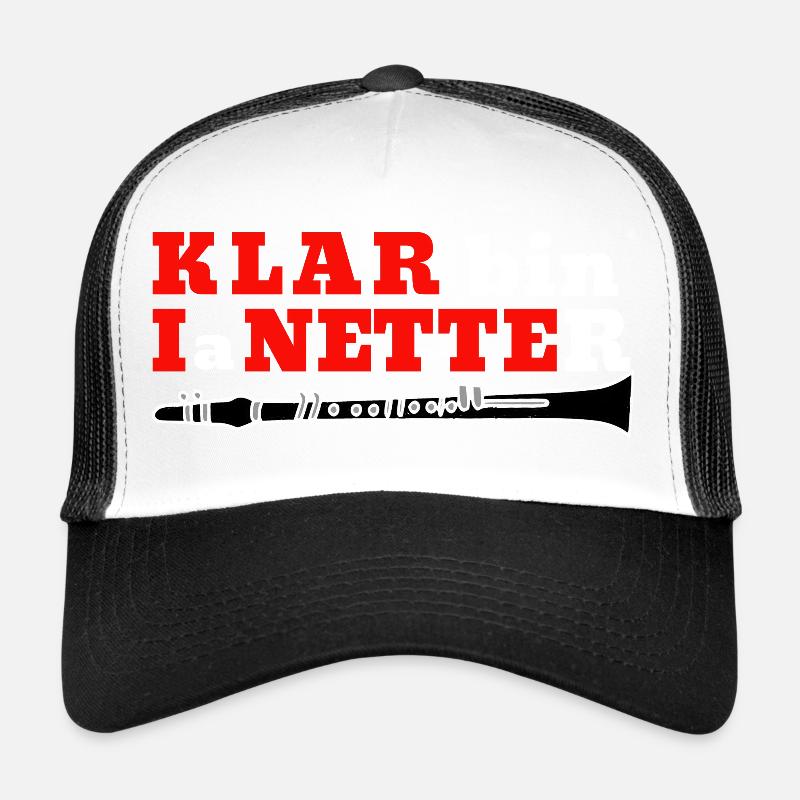Clarinette - Klar bin I a Netter - Clarinettiste Casquette trucker 