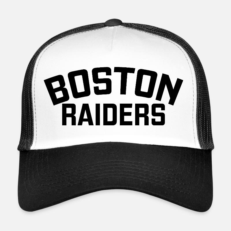 Boston Raiders - Trucker Cap - Weiß/Schwarz