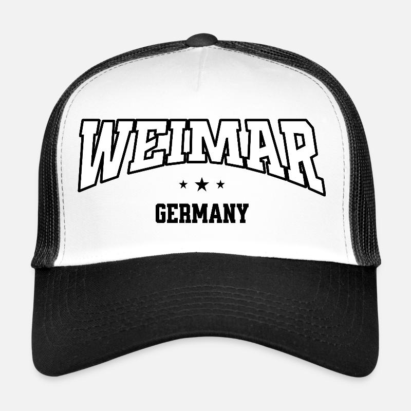 Style Lettres de Weimar Style Rétro Casquette trucker 