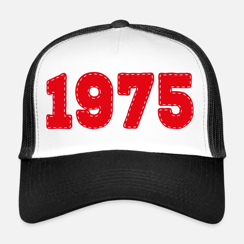 1975 - Trucker Cap - Weiß/Schwarz