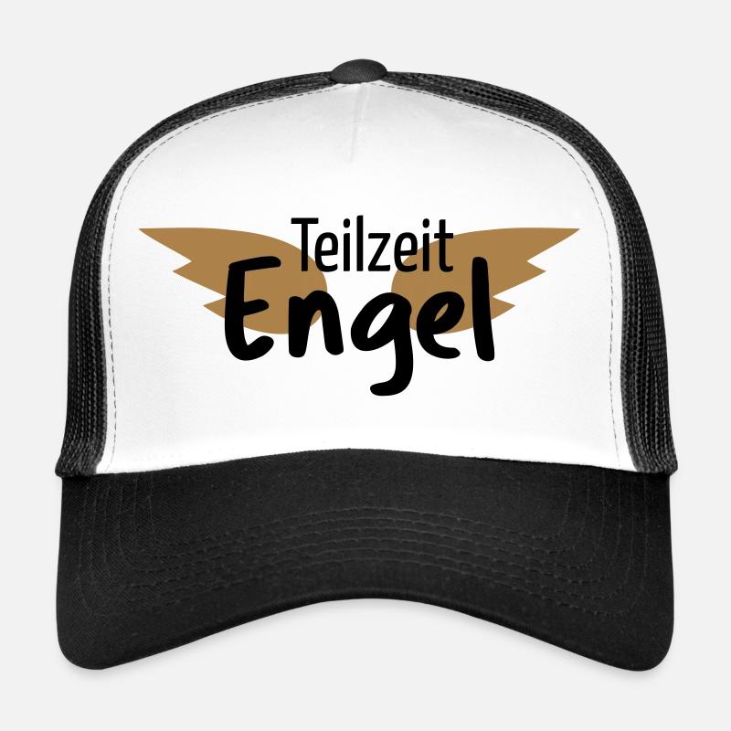 Engel Teilzeitengel Flügel Held Heldin Geschenk Trucker Cap