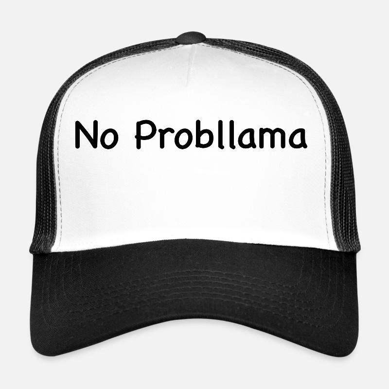 no probllama Casquette trucker 
