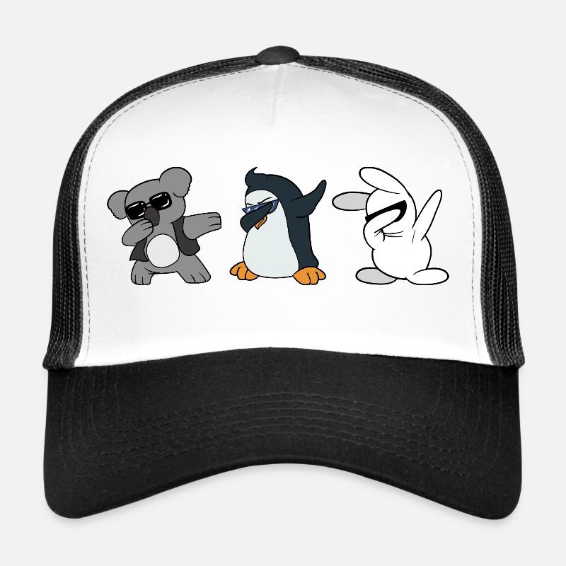Dabbing Dab Koala Bear Penguin Rabbit Bunny Trucker Cap