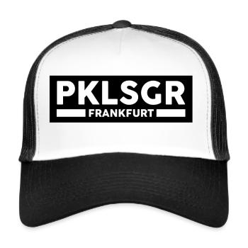 PKLSGR Frankfurt am Main Fussball Bembel - Trucker Cap - Weiß/Schwarz - Vorne