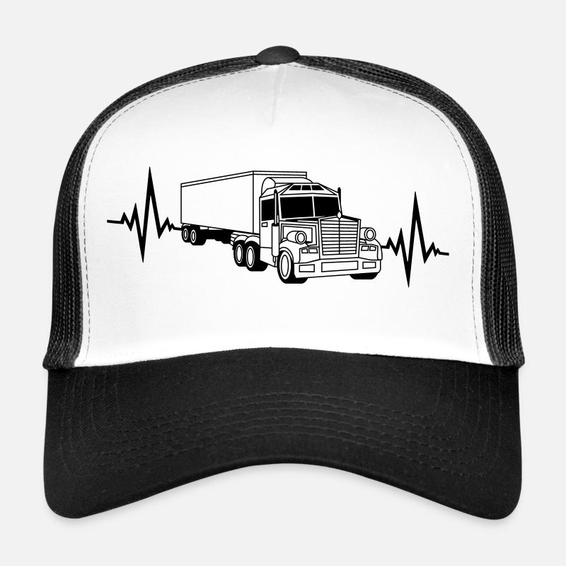 pouls fréquence cardiaque camion wagon télécommande Casquette trucker 