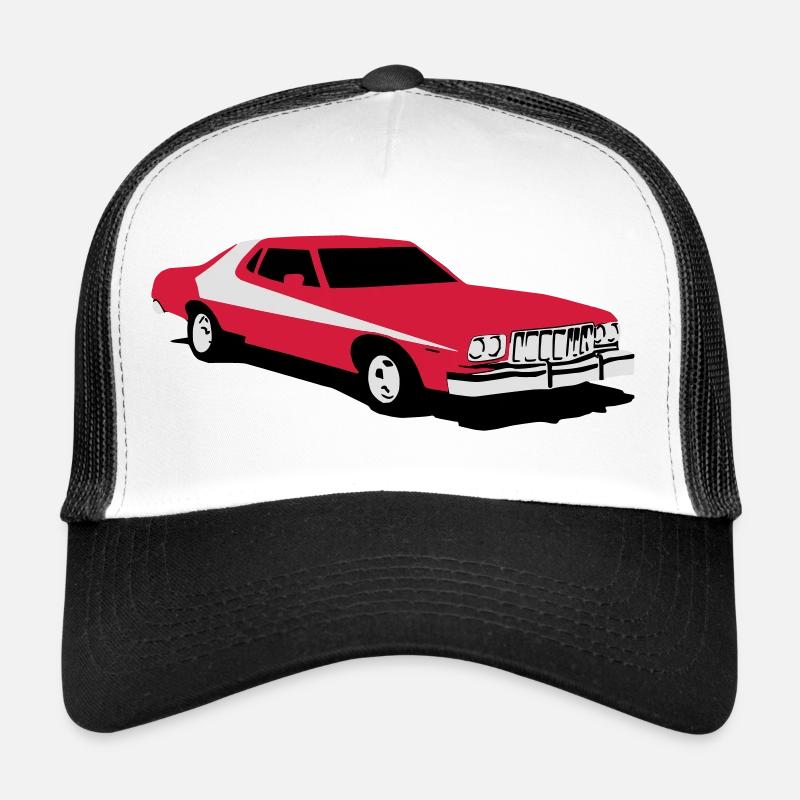 SH_Gran_Torino - Casquette trucker  - blanc/noir