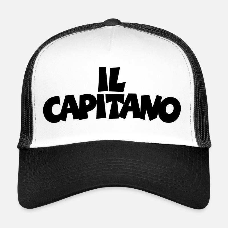 Il Capitano - Trucker Cap - Weiß/Schwarz