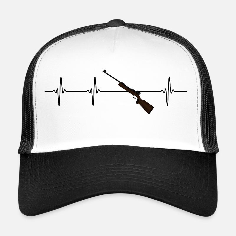 Schuetze Schuetzenverein Luftgewehr Herzfrequenz Trucker Cap