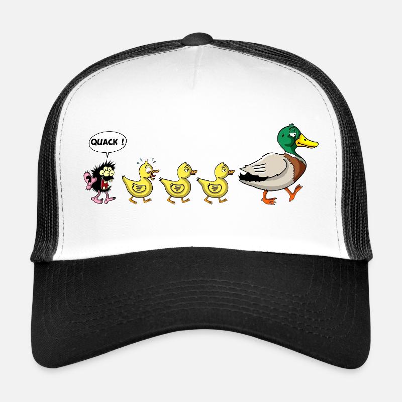 Das hässliche Entlein - Trucker Cap - Weiß/Schwarz
