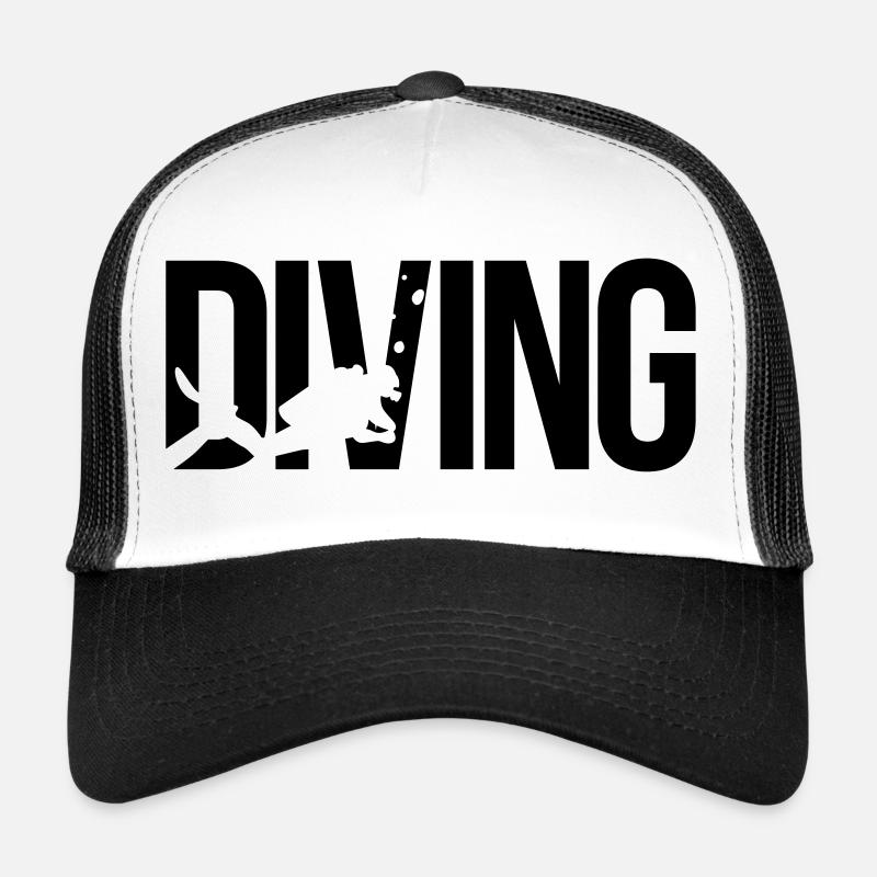 diving scuba Trucker Cap