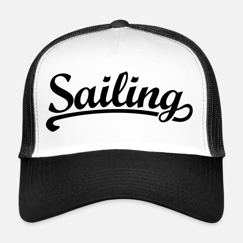 Sailing - Design for Sailors - Trucker Cap - white/black