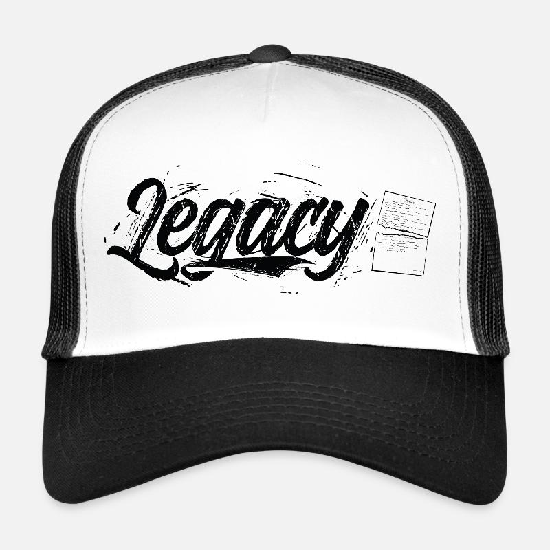 Legacy B - Trucker Cap - white/black