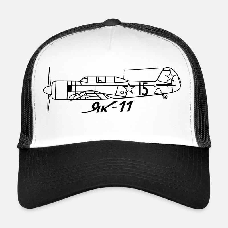 Yak 11 - Trucker Cap - Weiß/Schwarz