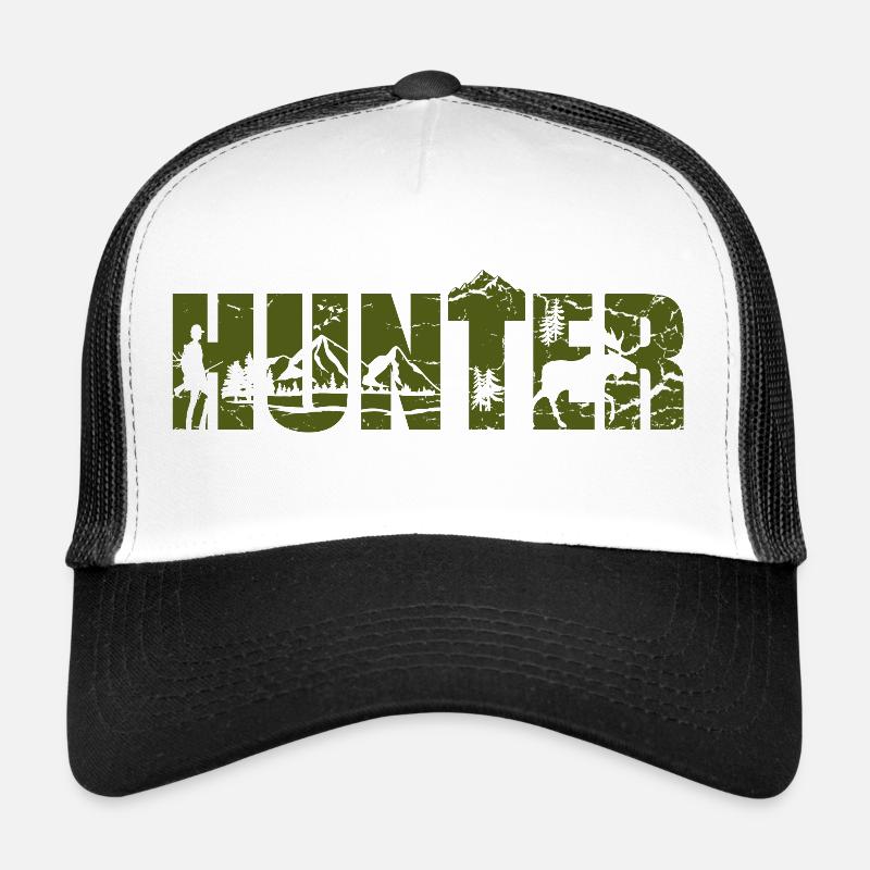 silhouette de chasseur Casquette trucker 