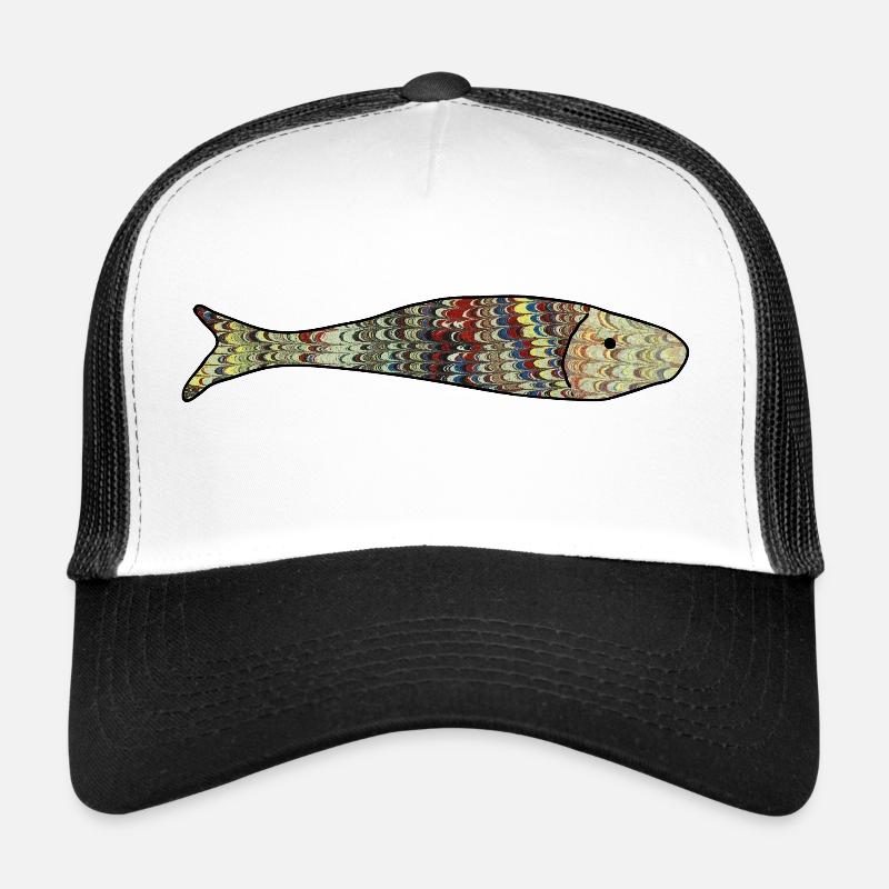 Fish - fish - Jesus Christ Trucker Cap