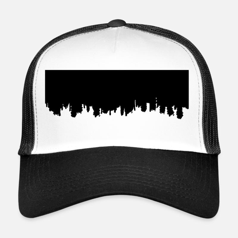 Brush stroke paint background Trucker Cap