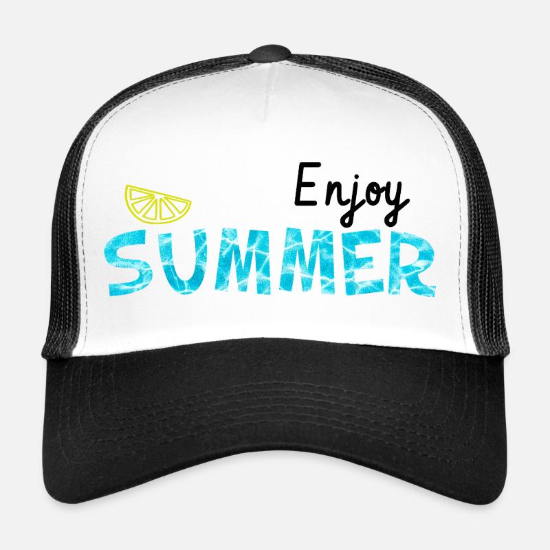 Enjoy the summer - Lime cool summer gift Trucker Cap