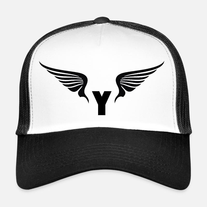 Pegasus Y - Trucker Cap - Weiß/Schwarz