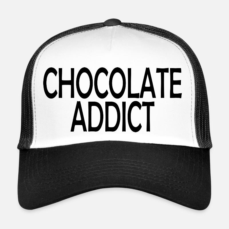 chocolat chocolat - Casquette trucker  - blanc/noir