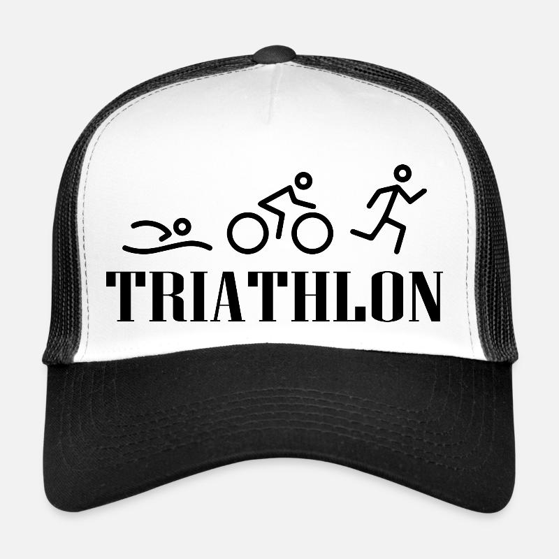 Triathlon Natation Vélo Run Marathonun Casquette trucker 