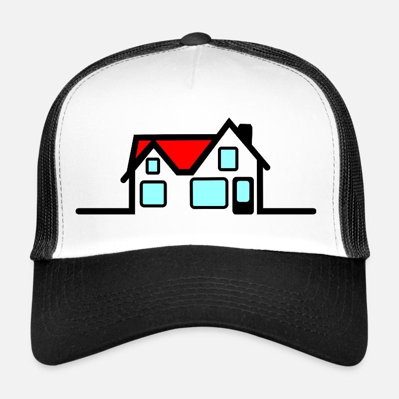 House - Trucker Cap - white/black