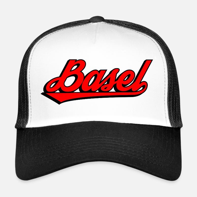 Lettrage de Bâle rétro Casquette trucker 
