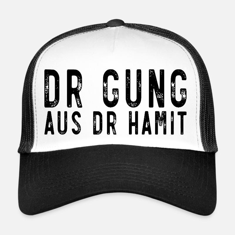 Dr Gung Erzgebirge - Trucker Cap - Weiß/Schwarz