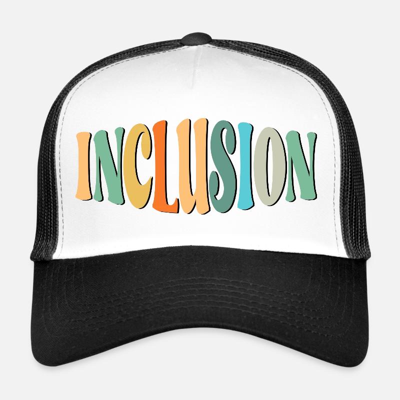 LETTRAGE D’INCLUSION - DIVERSITÉ - ÉGALITÉ Casquette trucker 