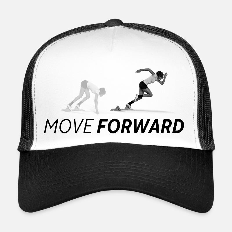 MOVE FORWARD - Trucker Cap - white/black