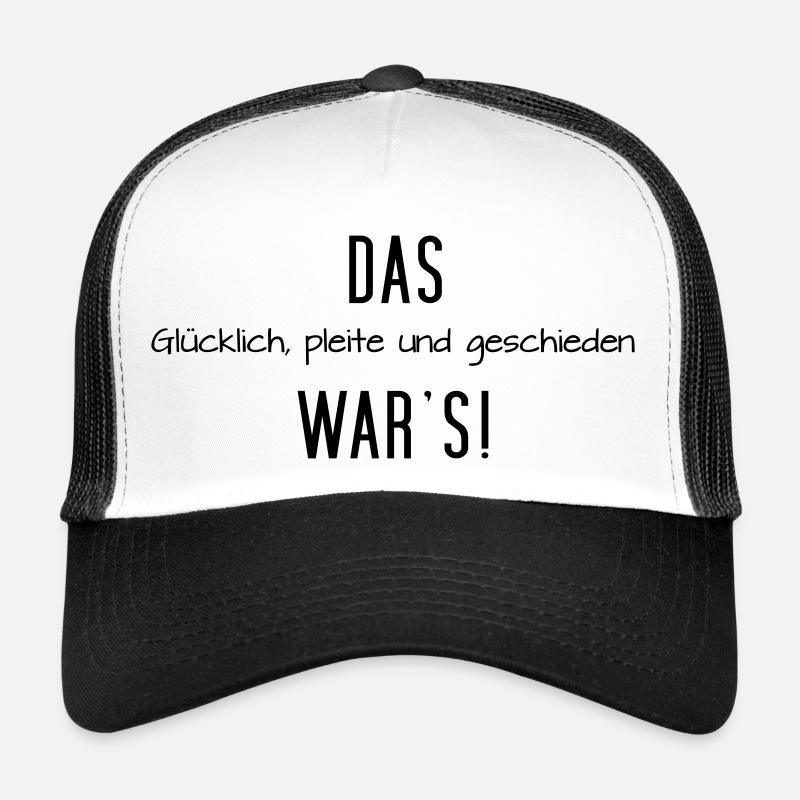 Das war´s - Trucker Cap - Weiß/Schwarz