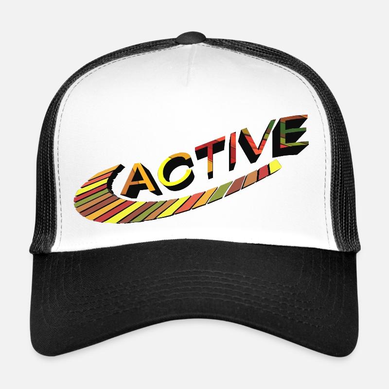 Active - from Abstractterry Trucker Cap
