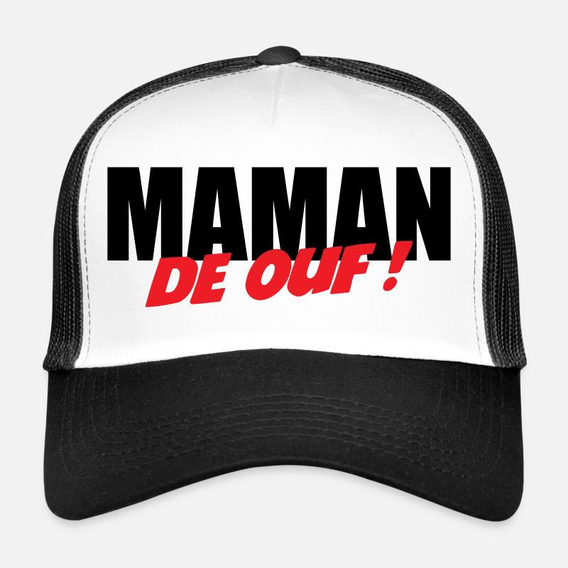 Crazy mom! - Trucker Cap - white/black