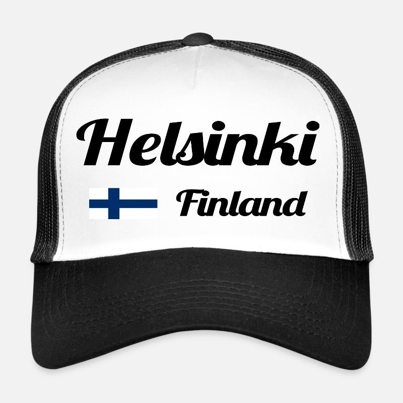 Helsinki, Finlande - Imprimés élégants Casquette trucker 