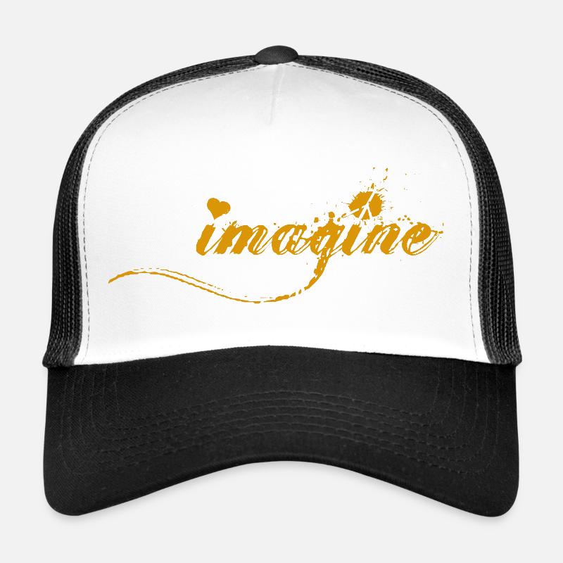 imagine - Trucker Cap - Weiß/Schwarz