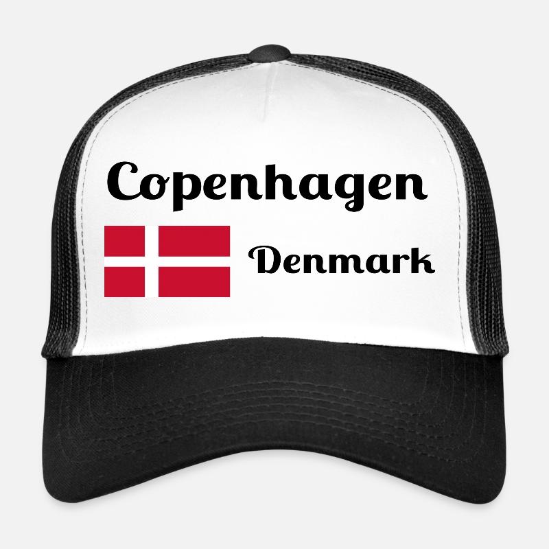 Copenhague, Danemark - Imprimés élégants Casquette trucker 