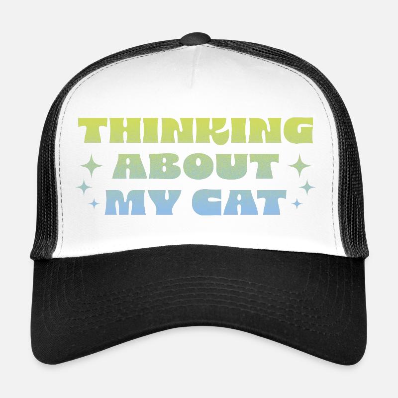 Penser à mon chat Casquette trucker 