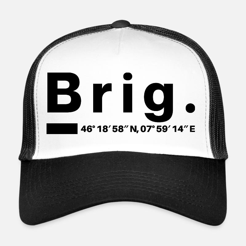 Brig Coordinates Valais Valais Valaisin Briger Trucker Cap