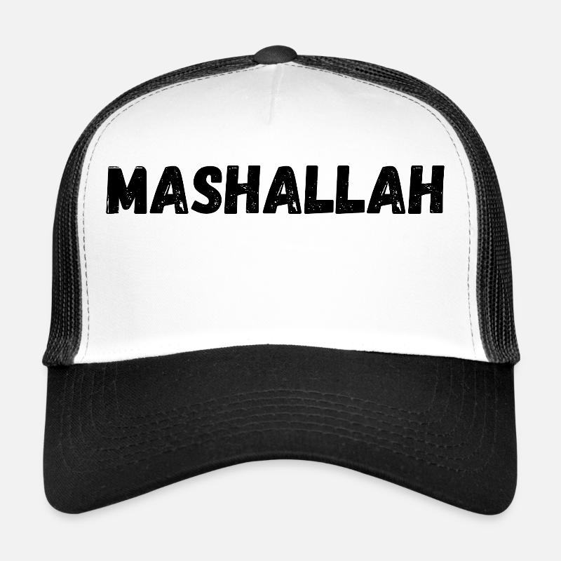 Mashallah - Trucker Cap - Weiß/Schwarz
