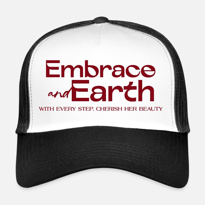 Abstrakte Erdfarben mit organischer Form Trucker Cap