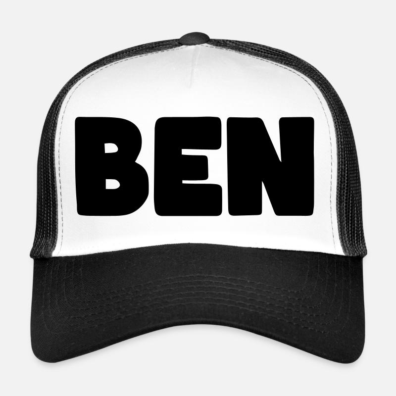 Nom Ben Casquette trucker 